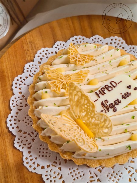 лимонный тарт в La Dulce Bakery, Дананг