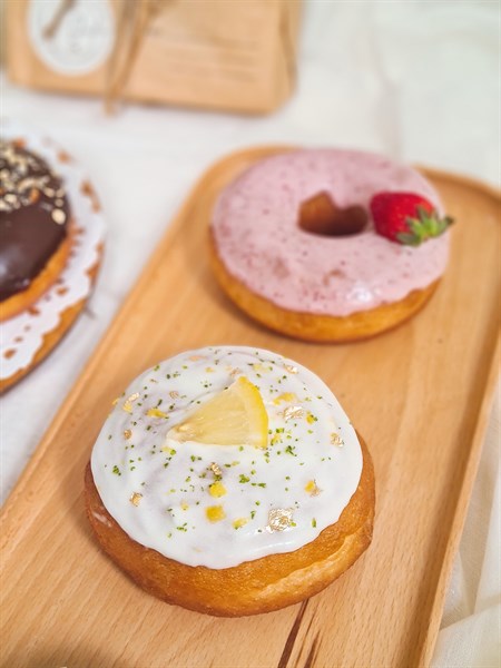 Donut Lemon curd filled (cái)