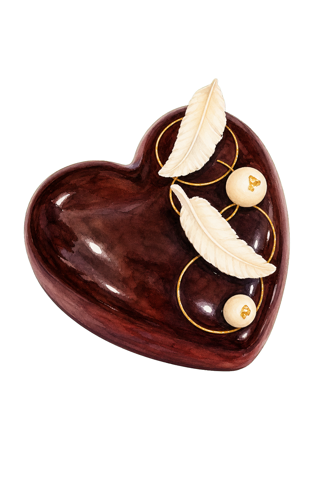 Devine Entremet 14cm (Heart shape) (cái)