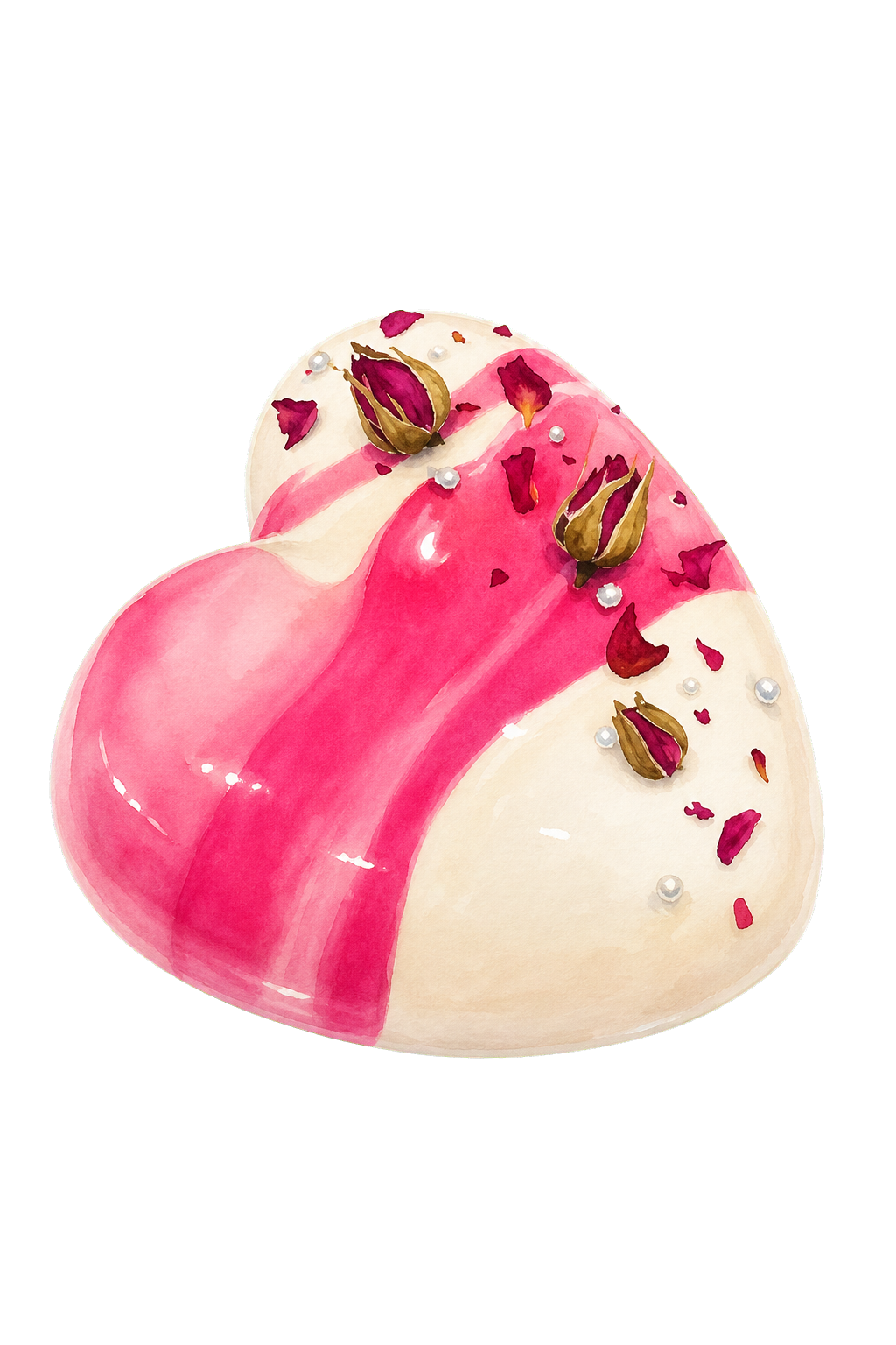 First Love Entremet 14cm (heart shape) (cái)